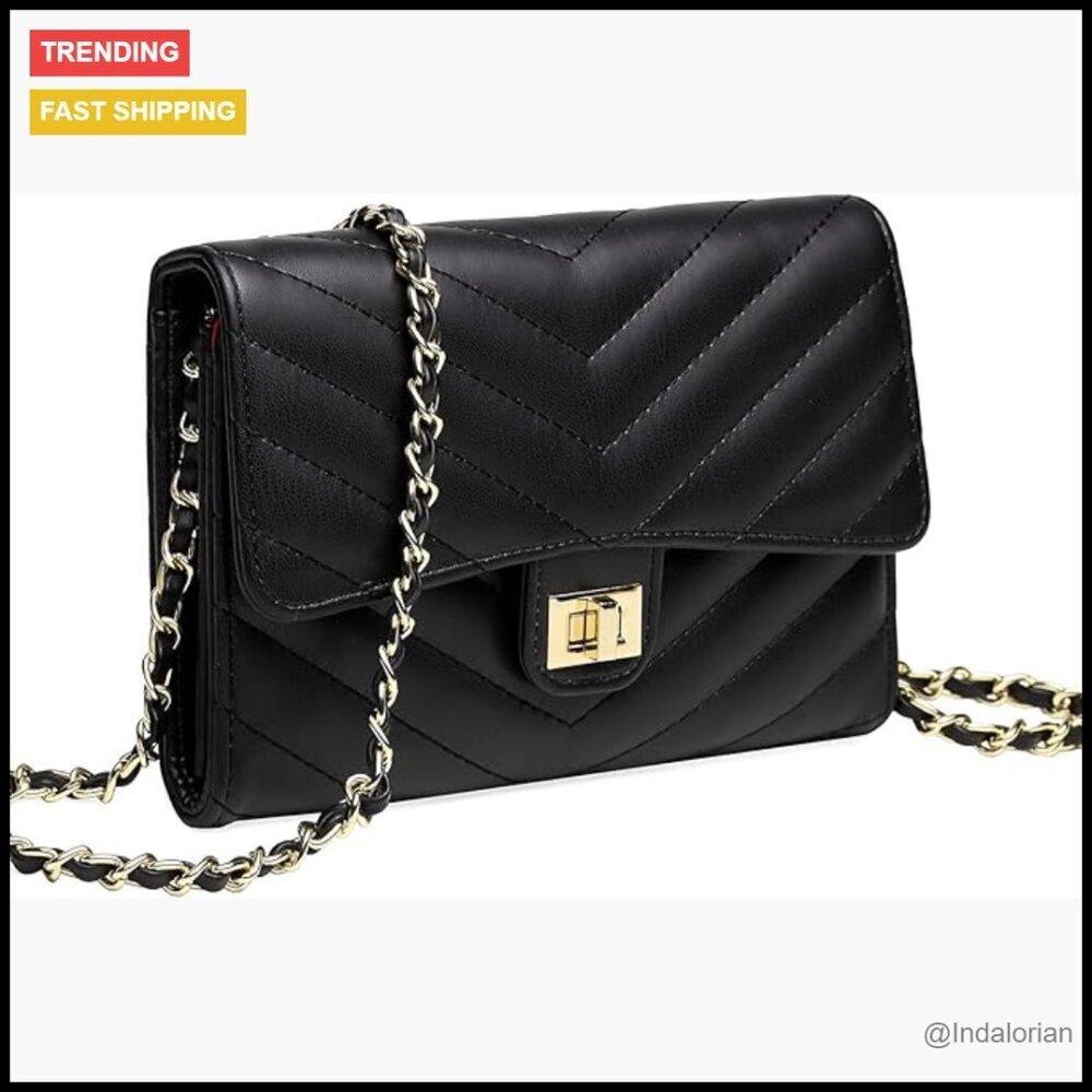 Leather Crossbody Bag Small Chic Minimal Travel Daypack with Card Slots